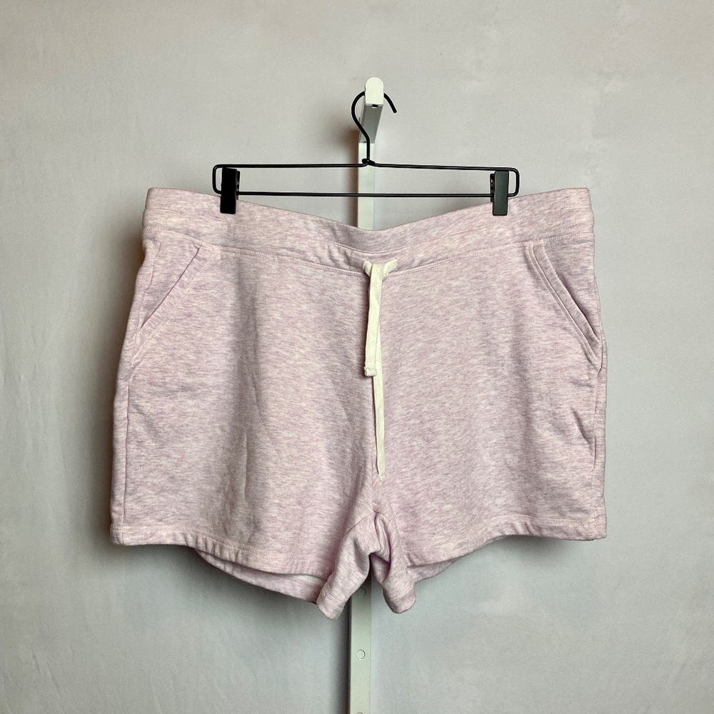 💙5/$15 32 Degrees Cool Women's Plus Size Pink Drawstring Shorts Size XXL